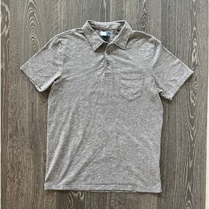 Nordstrom brand 14th and Union short sleeve polo. Gray.   Men’s M